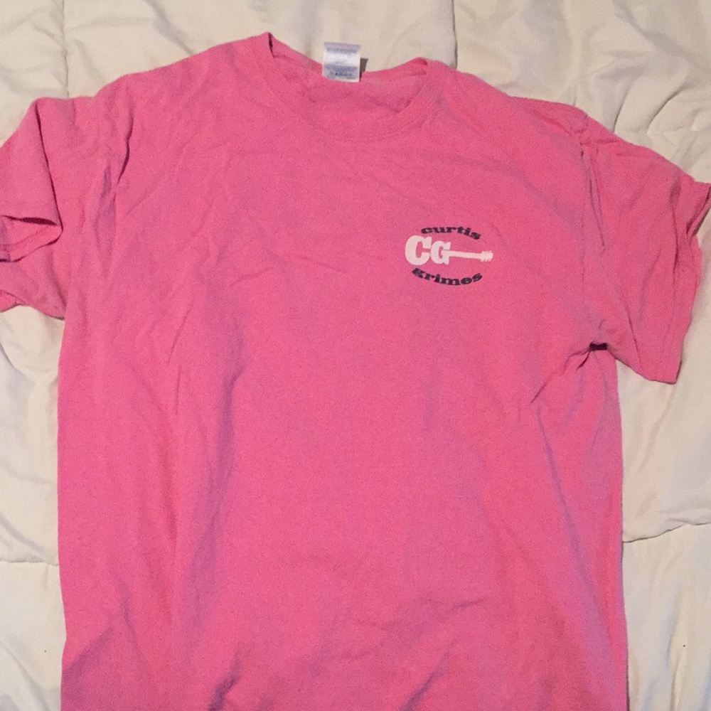 Pink curtis grimes merch tshirt